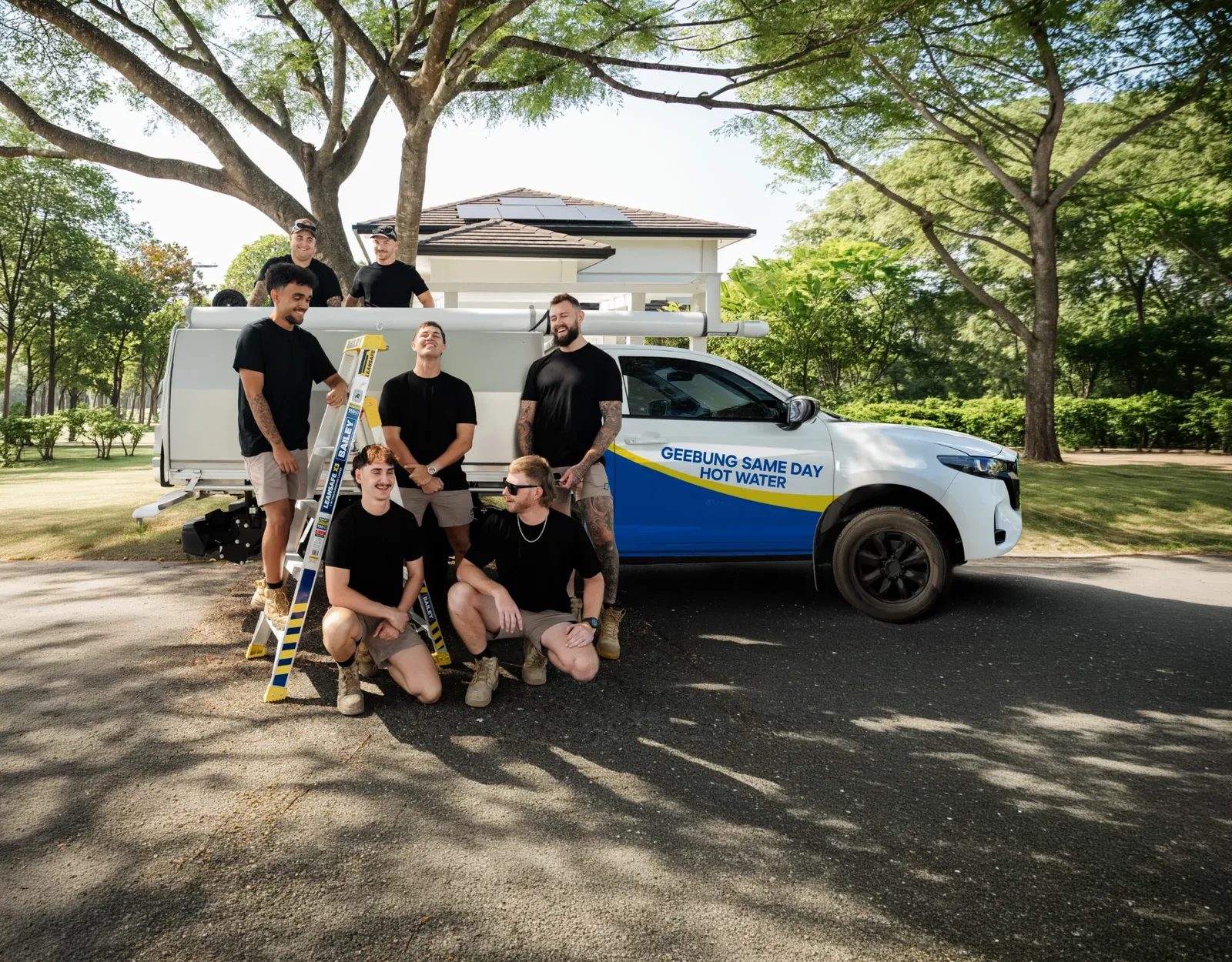 Geebung Same Day Hot Water team and ute
